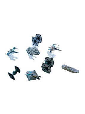 8 x Star Wars Hot Wheels Miniatures Diecast Collectibles - Excellent Cond.